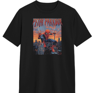 Peter Parkour Black Tee