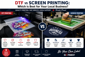 DTF vs Screen Printing: Which Is Best for Your Local Business?